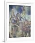 The Towers of Laon, 1912-Robert Delaunay-Framed Giclee Print