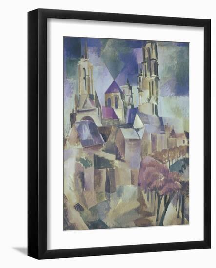 The Towers of Laon, 1912-Robert Delaunay-Framed Giclee Print