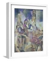 The Towers of Laon, 1912-Robert Delaunay-Framed Giclee Print