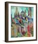 The Towers of Laon Study, 1912-Robert Delaunay-Framed Giclee Print