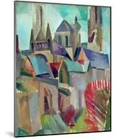 The Towers of Laon Study, 1912-Robert Delaunay-Mounted Giclee Print