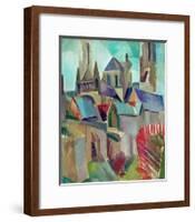 The Towers of Laon Study, 1912-Robert Delaunay-Framed Giclee Print