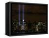 The Towers of Light Shine Over the Manhatten Skyline-null-Framed Stretched Canvas