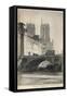 The Towers of Notre-Dame, 1915-George T Plowman-Framed Stretched Canvas