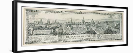 The Towers of Oxford from the Bell Tower of Magdalen, 1908-Edmund Hort New-Framed Giclee Print