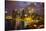 The Towers of the Central Business District and Marina Bay at Dusk, Singapore, Southeast Asia, Asia-Fraser Hall-Stretched Canvas