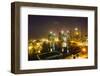 The Towers of the Central Business District and Marina Bay by Night, Singapore, Southeast Asia-Fraser Hall-Framed Photographic Print