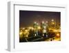 The Towers of the Central Business District and Marina Bay by Night, Singapore, Southeast Asia-Fraser Hall-Framed Photographic Print