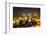 The Towers of the Central Business District and Marina Bay by Night, Singapore, Southeast Asia-Fraser Hall-Framed Photographic Print