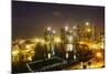 The Towers of the Central Business District and Marina Bay by Night, Singapore, Southeast Asia-Fraser Hall-Mounted Photographic Print