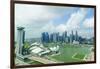 The Towers of the Central Business District and Marina Bay in the Morning, Singapore-Fraser Hall-Framed Photographic Print