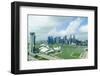 The Towers of the Central Business District and Marina Bay in the Morning, Singapore-Fraser Hall-Framed Photographic Print