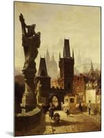 The Towers of the Charles Bridge in Prague, Czechoslovakia, 1870-Albert Schmid-Mounted Giclee Print