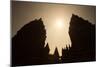 The Towers of the Hindu Prambanan Temples in Central Java-Alex Saberi-Mounted Premium Photographic Print