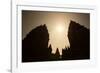 The Towers of the Hindu Prambanan Temples in Central Java-Alex Saberi-Framed Photographic Print