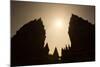 The Towers of the Hindu Prambanan Temples in Central Java-Alex Saberi-Mounted Photographic Print