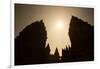 The Towers of the Hindu Prambanan Temples in Central Java-Alex Saberi-Framed Photographic Print