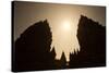 The Towers of the Hindu Prambanan Temples in Central Java-Alex Saberi-Stretched Canvas