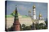 The Towers of the Kremlin, UNESCO World Heritage Site, Moscow, Russia, Europe-Michael Runkel-Stretched Canvas