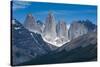 The Towers of the Torres Del Paine National Park, Patagonia, Chile, South America-Michael Runkel-Stretched Canvas