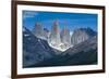 The Towers of the Torres Del Paine National Park, Patagonia, Chile, South America-Michael Runkel-Framed Photographic Print