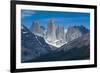 The Towers of the Torres Del Paine National Park, Patagonia, Chile, South America-Michael Runkel-Framed Photographic Print