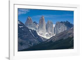 The Towers of the Torres Del Paine National Park, Patagonia, Chile, South America-Michael Runkel-Framed Photographic Print