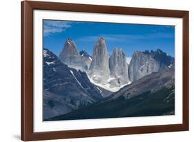 The Towers of the Torres Del Paine National Park, Patagonia, Chile, South America-Michael Runkel-Framed Photographic Print