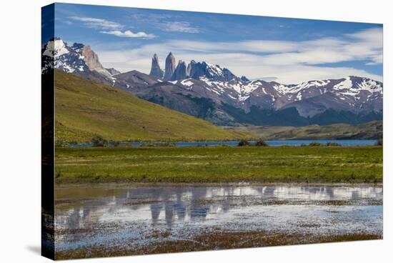 The Towers of the Torres Del Paine National Park, Patagonia, Chile, South America-Michael Runkel-Stretched Canvas