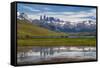 The Towers of the Torres Del Paine National Park, Patagonia, Chile, South America-Michael Runkel-Framed Stretched Canvas