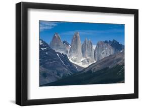 The Towers of the Torres Del Paine National Park, Patagonia, Chile, South America-Michael Runkel-Framed Photographic Print