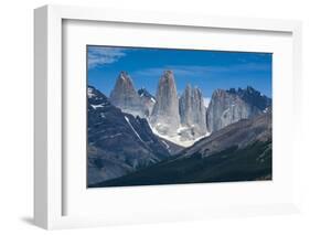 The Towers of the Torres Del Paine National Park, Patagonia, Chile, South America-Michael Runkel-Framed Photographic Print