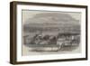 The Town and Bay of Castellammare, Near Naples-Edwin Weedon-Framed Giclee Print