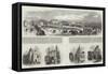 The Town and Camp of Colchester-Samuel Read-Framed Stretched Canvas