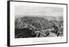 The Town and Fortress of Lille, France, 1875-J Lacy-Framed Stretched Canvas