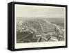 The Town and Fortress of Lille-Alphonse Marie de Neuville-Framed Stretched Canvas