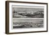 The Town and Harbour of Suez-null-Framed Giclee Print