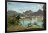 The Town and Lake Como, 1834-Jean-Baptiste-Camille Corot-Framed Giclee Print