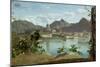 The Town and Lake Como, 1834-Jean-Baptiste-Camille Corot-Mounted Giclee Print