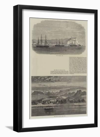 The Town and Port of Arica-null-Framed Giclee Print