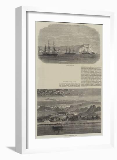 The Town and Port of Arica-null-Framed Giclee Print