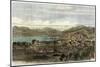 The Town and Port of Wellington, Capital of New Zealand, C1880-null-Mounted Giclee Print