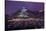 The town and the biggest Christmas Tree of the world, Gubbbio, Umbria, Italy, Europe-Lorenzo Mattei-Stretched Canvas