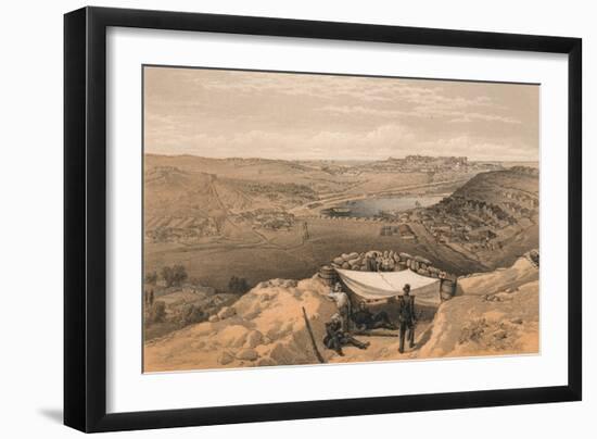 The Town Batteries or Interior Fortifications of Sebastopol, 1856-Thomas Picken-Framed Giclee Print