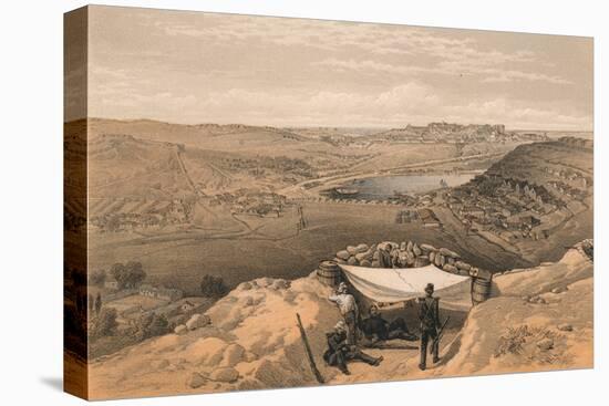 The Town Batteries or Interior Fortifications of Sebastopol, 1856-Thomas Picken-Stretched Canvas