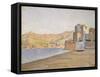 The Town Beach, Collioure, Opus 165, 1887-Paul Signac-Framed Stretched Canvas