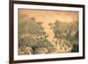 'The town, forts and harbours of Sebastopol', 1854-Edmund Walker-Framed Giclee Print