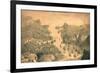 'The town, forts and harbours of Sebastopol', 1854-Edmund Walker-Framed Giclee Print
