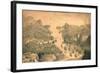 'The town, forts and harbours of Sebastopol', 1854-Edmund Walker-Framed Giclee Print