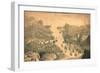 'The town, forts and harbours of Sebastopol', 1854-Edmund Walker-Framed Giclee Print